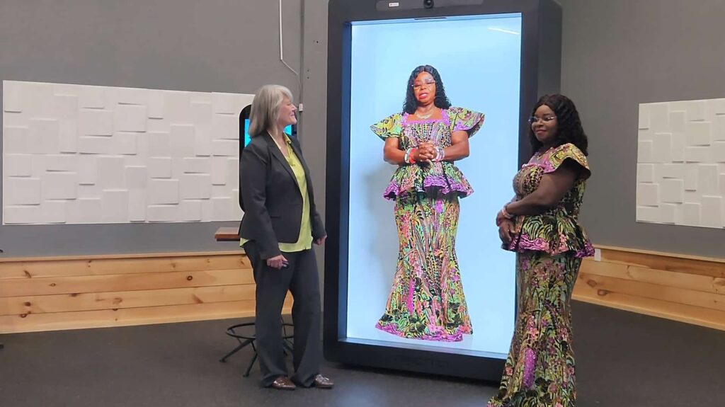 Joanne Stanway and Dr. Beatrice Wiafe